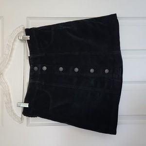 American Eagle - Black Corduroy Skirt - Size 6/28W